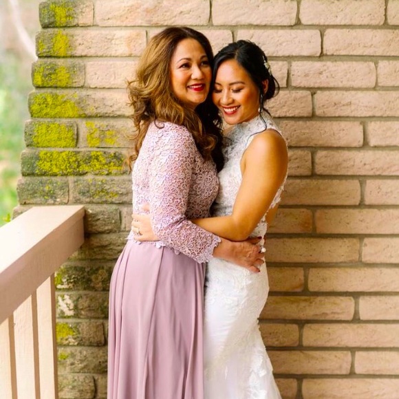 Mauve Mother of the bride dress, size 10 - Picture 1 of 8
